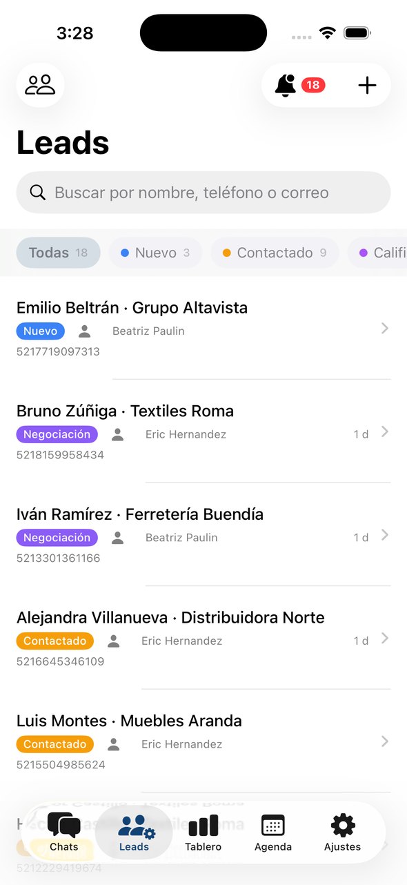 LeadBrain: Pipeline de leads por etapa