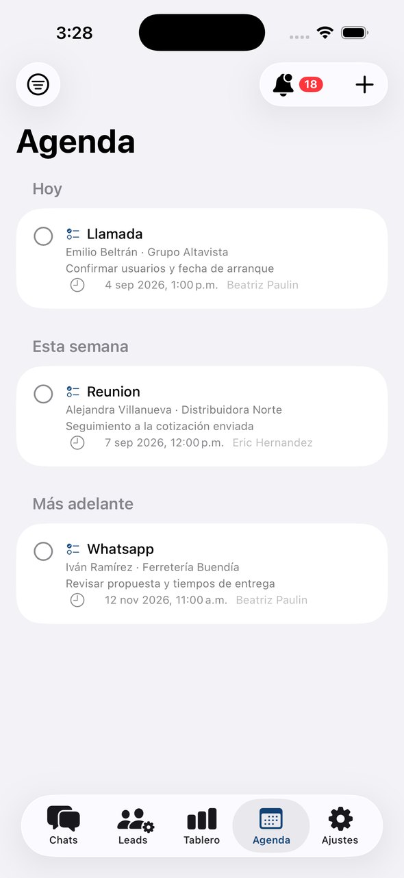 LeadBrain: Agenda de llamadas y reuniones